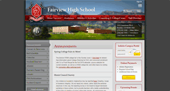 Desktop Screenshot of fairviewhs.org